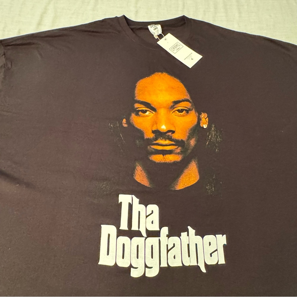 NEW! Crooks & Castles Snoop Tha Doggfather T Shirt Size 5XL Death Row NWT!